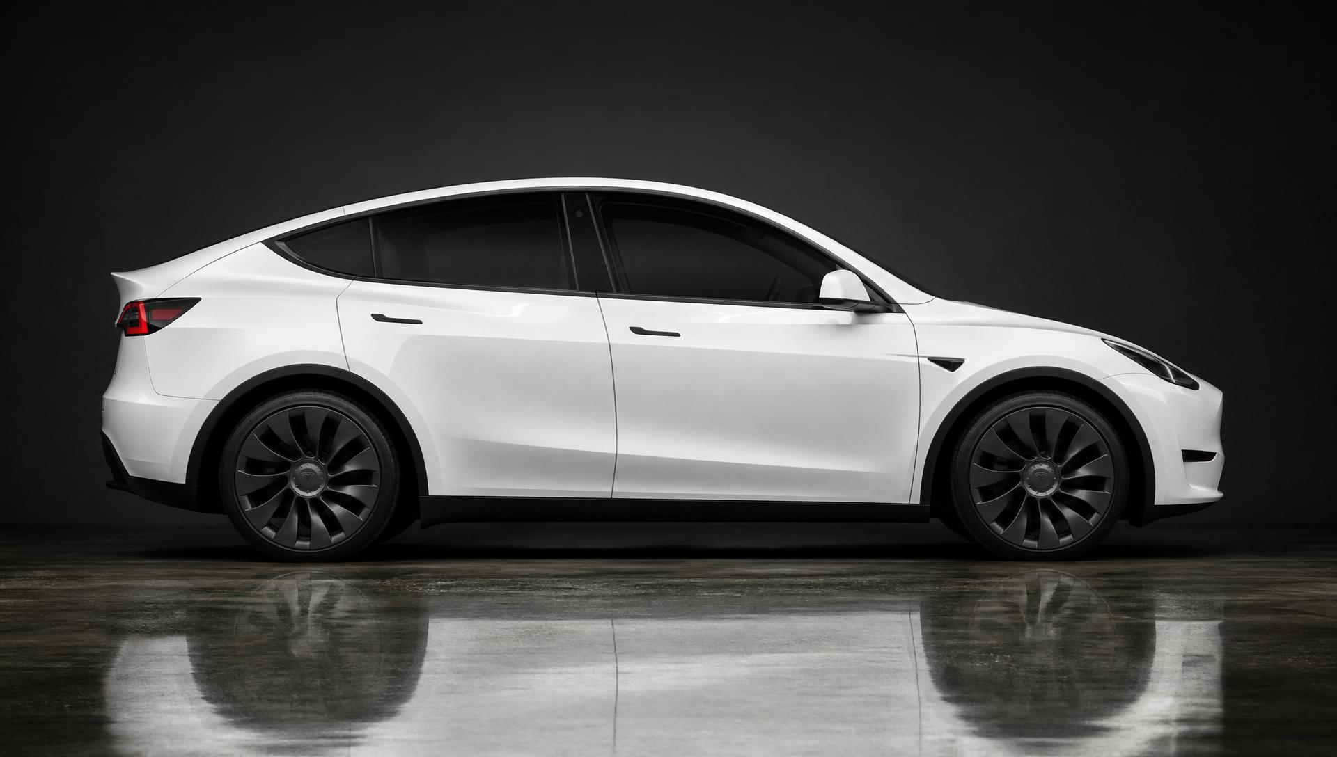 Tesla after Premier 7 Touchless wash — flawless finish