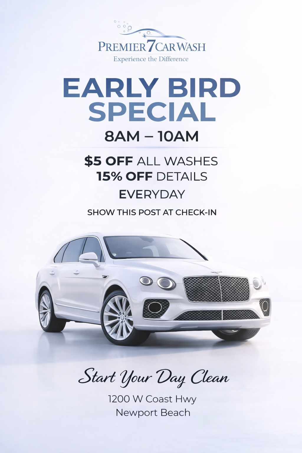 Bentley detailing in Newport Beach