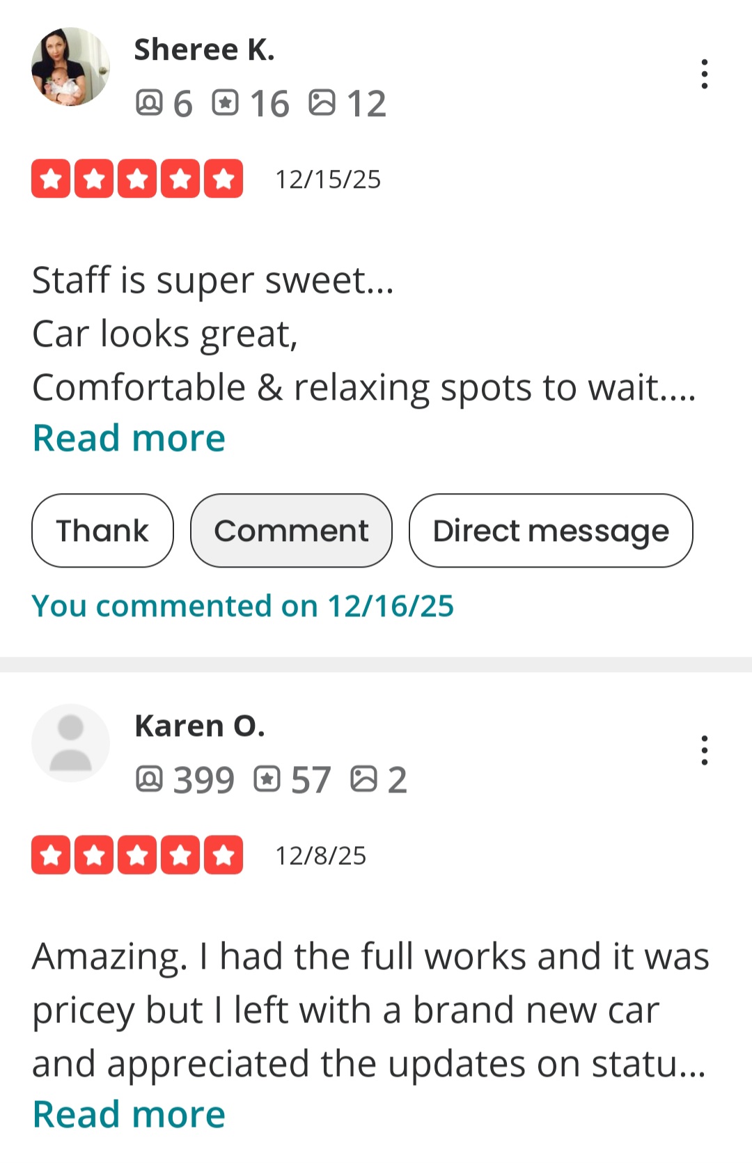 Sheree K. & Karen O. review of Premier 7 Car Wash Newport Beach